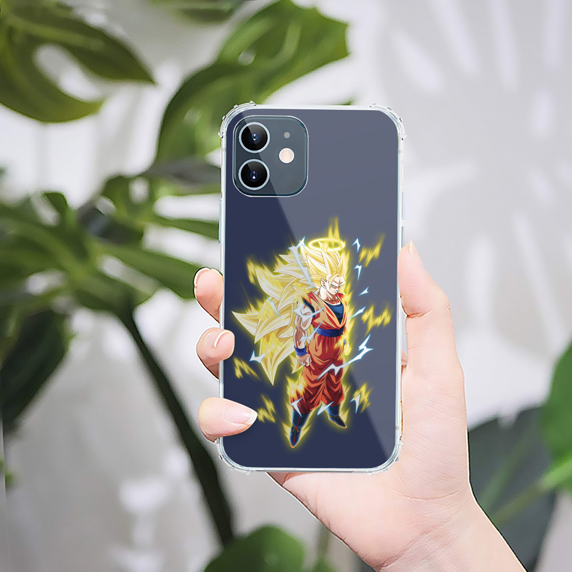 （画像用） ドラゴンボール 孫悟空（そん ごくう）Son Goku カカロット DRAGON BALL Kakarotto 【iPhone 12シリーズ対応】透明スマホケース（クリアソフトケース）